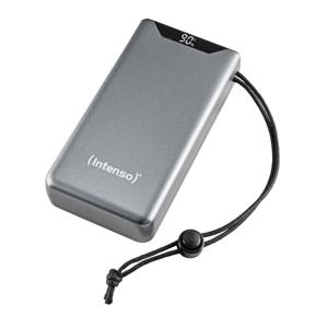 Intenso F20000 Powerbank 20000 mAh Quick Charge, Power Delivery LiPo USB-A, USB-C Grijs