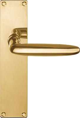 Formani deurkruk TIMELESS 1938MPSFC op schild blind - messing ongelakt