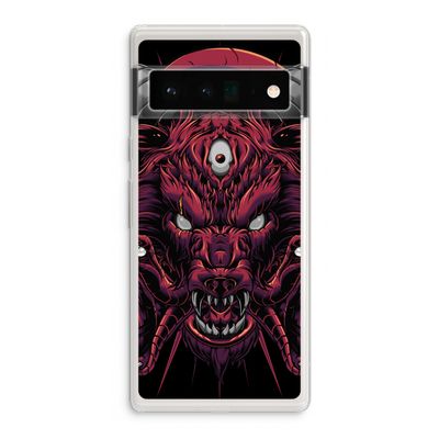 Hell Hound and Serpents: Google Pixel 6 Pro Transparant Hoesje