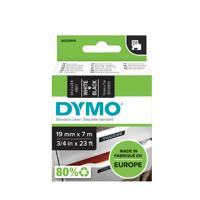 Labeltape dymo labelmanager d1 polyester 19mm zw | 5 stuks