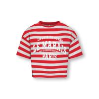 Kids ONLY zomer t-shirt S/S meisjes - loose fit - rood - Kogolivia