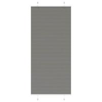 Pliss rolgordijn 85x200 cm stofbreedte 84,4 cm antraciet