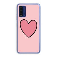 Hartje: Xiaomi Redmi 9T Transparant Hoesje