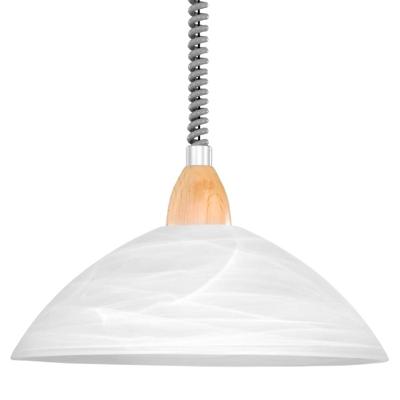 Eglo HanglampLord 2 wit met houtbruin - 87009