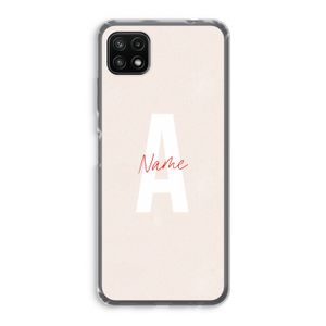 Strawberry Milkshake: Samsung Galaxy A22 5G Transparant Hoesje