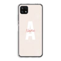 Strawberry Milkshake: Samsung Galaxy A22 5G Transparant Hoesje