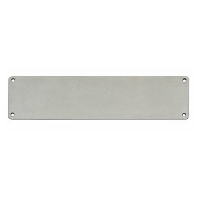 Deurplaat 80 mm x 475 mm rvs geborst.