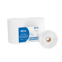 Toiletpapier kleenex jumbo 2laags 190m wit