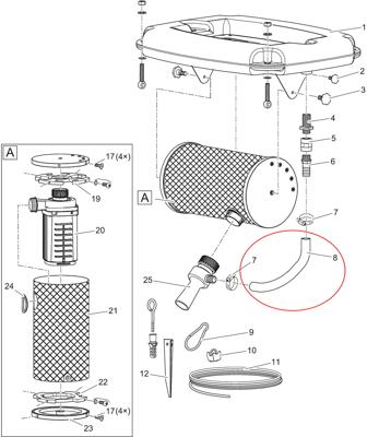 Oase AquaAir onderdelen