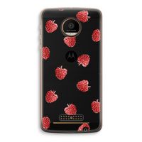 Framboosjes: Motorola Moto Z Force Transparant Hoesje Framboosjes: Motorola Moto Z Force Transparant Hoesje
