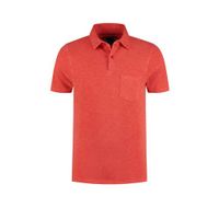 Shiwi slim fit polo oranje - thumbnail