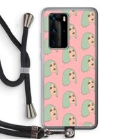 King Kylie: Huawei P40 Pro Transparant Hoesje met koord