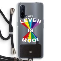 Het Leven Is Mooi: OnePlus Nord CE 5G Transparant Hoesje met koord