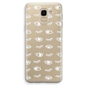 Eye pattern #3: Samsung Galaxy J6 (2018) Transparant Hoesje