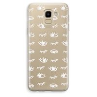 Eye pattern #3: Samsung Galaxy J6 (2018) Transparant Hoesje