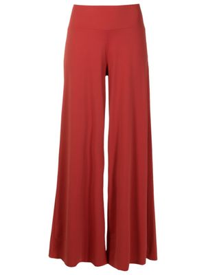 Lygia & Nanny pantalon palazzo Gardens à taille haute - Rouge