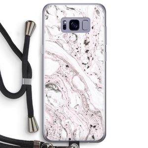 Mengelmoes: Samsung Galaxy S8 Transparant Hoesje met koord