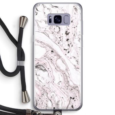 Mengelmoes: Samsung Galaxy S8 Transparant Hoesje met koord