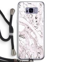 Mengelmoes: Samsung Galaxy S8 Transparant Hoesje met koord
