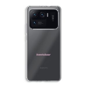 kwetsbaar: Xiaomi Mi 11 Ultra Transparant Hoesje