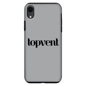Topvent Grijs Zwart: iPhone XR Tough Case