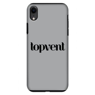 Topvent Grijs Zwart: iPhone XR Tough Case