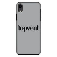 Topvent Grijs Zwart: iPhone XR Tough Case