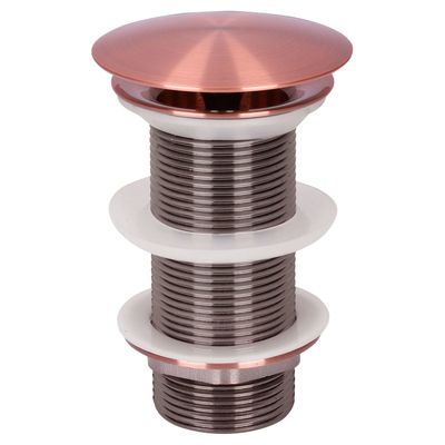 Wastafel Afvoerplug Differnz Always Open 10 cm Rood Koper Differnz