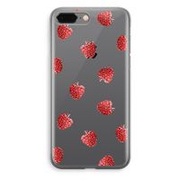 Framboosjes: iPhone 8 Plus Transparant Hoesje
