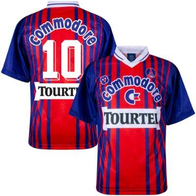 Paris Saint Germain Retro Voetbalshirt 1992-1993 + Nummer 10 (Raí)
