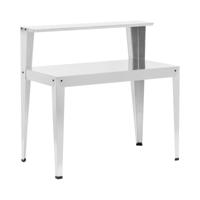 Planttafel met plank - gegalvaniseerd staal - 112 x 64 x 110 cm