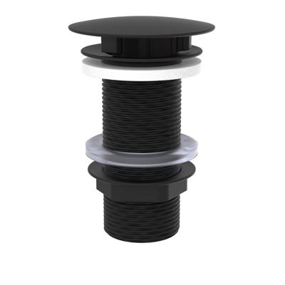 Schutte afvoerwaste | Mat Zwart | 1 1/4" x 100 mm | Zonder overloop - 98806840