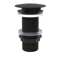 Schutte afvoerwaste | Mat Zwart | 1 1/4" x 100 mm | Zonder overloop - 98806840