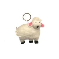 BeYoona sleutelhanger Schaap Wit Maat