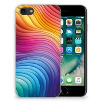 TPU Hoesje voor iPhone SE 2022 | SE 2020 | 8 | 7 Regenboog
