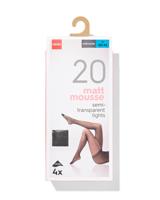 HEMA Panty 20denier Matt-mousse - 40 Stuks Antraciet (antraciet)