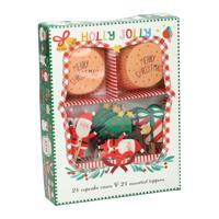 Cakevorm Set Kerst Design, 48dlg. - thumbnail