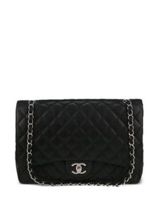 CHANEL Pre-Owned sac porté épaule Jumbo Classic Flap - Noir