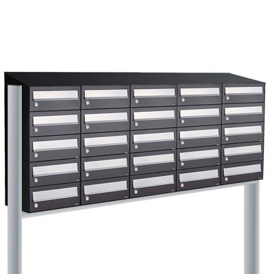 Allux Hive Set 5-Breed, 5-Hoog Met Dak Op Statief Zwart - 40030070_5x5ds