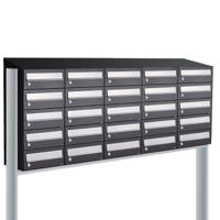 Allux Hive Set 5-Breed, 5-Hoog Met Dak Op Statief Zwart - 40030070_5x5ds