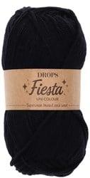 Drops Fiesta Uni Colour 10 Zwart