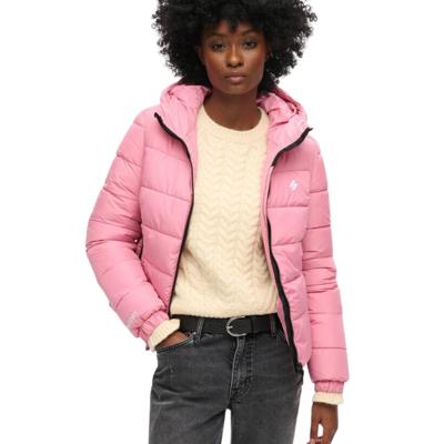 Superdry Hooded Sports Puffer Casual Winterjas Dames L/40