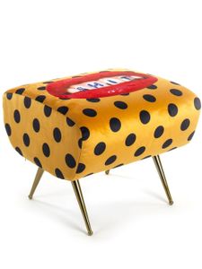 Seletti pouf à pois - Jaune