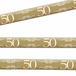 50 jaar gouden jubileum markeerlint versiering