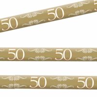 50 jaar gouden jubileum markeerlint versiering - thumbnail