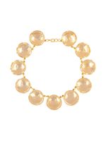 Susan Caplan Vintage collier à effet martelé (années 1980) - Or