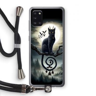 Moonlight Companions: Samsung Galaxy A31 Transparant Hoesje met koord