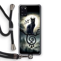 Moonlight Companions: Samsung Galaxy A31 Transparant Hoesje met koord