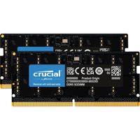 Crucial CT2K64G56C46S5 Werkgeheugenset voor PC DDR5 128 GB 2 x 64 GB On-die ECC 2800 MHz 262-pins SO-DIMM CL46 46-45-45 CT2K64G56C46S5