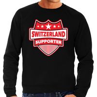 Zwitserland / Switzerland supporter sweater zwart voor heren 2XL  -
